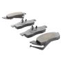 MPA 1001-0344M Quality-Built Premium Semi-Metallic Brake Pads