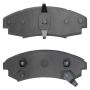 MPA 1001-0353M Quality-Built Premium Semi-Metallic Brake Pads w/ Hardware
