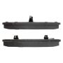 MPA 1001-0353M Quality-Built Premium Semi-Metallic Brake Pads w/ Hardware