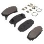 MPA 1001-0354M Quality-Built Premium Semi-Metallic Brake Pads w/ Hardware