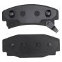 MPA 1001-0354M Quality-Built Premium Semi-Metallic Brake Pads w/ Hardware