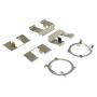 MPA 1001-0354M Quality-Built Premium Semi-Metallic Brake Pads w/ Hardware