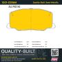 MPA 1001-0356M Quality-Built Premium Semi-Metallic Brake Pads w/ Hardware