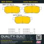 MPA 1001-0374AC Quality-Built Premium Ceramic Brake Pads w/ Hardware