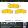 MPA 1001-0376C Quality-Built Premium Ceramic Brake Pads w/ Hardware