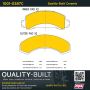 MPA 1001-0387C Quality-Built Premium Ceramic Brake Pads w/ Hardware