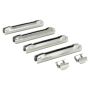 MPA 1001-0387M Quality-Built Premium Semi-Metallic Brake Pads w/ Hardware