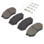 MPA 1001-0389M Quality-Built Premium Semi-Metallic Brake Pads w/ Hardware