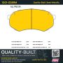 MPA 1001-0389M Quality-Built Premium Semi-Metallic Brake Pads w/ Hardware