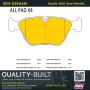 MPA 1001-0394AM Quality-Built Premium Semi-Metallic Brake Pads w/ Hardware