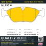 MPA 1001-0395M Quality-Built Premium Semi-Metallic Brake Pads w/ Hardware