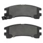 MPA 1001-0401M Quality-Built Premium Semi-Metallic Brake Pads w/ Hardware