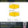 MPA 1001-0410M Quality-Built Premium Semi-Metallic Brake Pads w/ Hardware