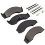 MPA 1001-0411M Quality-Built Premium Semi-Metallic Brake Pads w/ Hardware