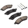 MPA 1001-0412M Quality-Built Premium Semi-Metallic Brake Pads w/ Hardware