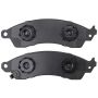 MPA 1001-0412M Quality-Built Premium Semi-Metallic Brake Pads w/ Hardware