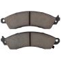 MPA 1001-0412M Quality-Built Premium Semi-Metallic Brake Pads w/ Hardware