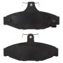MPA 1001-0413M Quality-Built Premium Semi-Metallic Brake Pads w/ Hardware