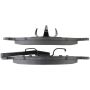 MPA 1001-0417M Quality-Built Premium Semi-Metallic Brake Pads w/ Hardware