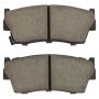 MPA 1001-0418C Quality-Built Premium Ceramic Brake Pads w/ Hardware