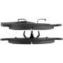 MPA 1001-0421M Quality-Built Premium Semi-Metallic Brake Pads w/ Hardware