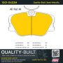 MPA 1001-0423M Quality-Built Premium Semi-Metallic Brake Pads w/ Hardware