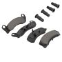 MPA 1001-0431M Quality-Built Premium Semi-Metallic Brake Pads w/ Hardware