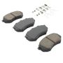 MPA 1001-0433C Quality-Built Premium Ceramic Brake Pads w/ Hardware