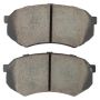 MPA 1001-0433M Quality-Built Premium Semi-Metallic Brake Pads w/ Hardware