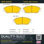MPA 1001-0440C Quality-Built Premium Ceramic Brake Pads w/ Hardware