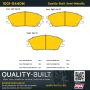 MPA 1001-0440M Quality-Built Premium Semi-Metallic Brake Pads w/ Hardware
