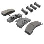 MPA 1001-0459M Quality-Built Premium Semi-Metallic Brake Pads w/ Hardware
