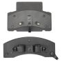 MPA 1001-0459M Quality-Built Premium Semi-Metallic Brake Pads w/ Hardware