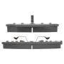 MPA 1001-0459M Quality-Built Premium Semi-Metallic Brake Pads w/ Hardware