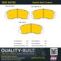 MPA 1001-0470C Quality-Built Premium Ceramic Brake Pads w/ Hardware