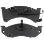 MPA 1001-0478M Quality-Built Premium Semi-Metallic Brake Pads w/ Hardware