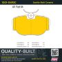 MPA 1001-0493C Quality-Built Premium Ceramic Brake Pads