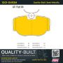 MPA 1001-0493M Quality-Built Premium Semi-Metallic Brake Pads