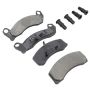 MPA 1001-0499M Quality-Built Premium Semi-Metallic Brake Pads w/ Hardware