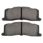 MPA 1001-0501C Quality-Built Premium Ceramic Brake Pads w/ Hardware