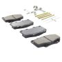 MPA 1001-0502AC Quality-Built Premium Ceramic Brake Pads w/ Hardware