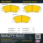 MPA 1001-0503C Quality-Built Premium Ceramic Brake Pads w/ Hardware