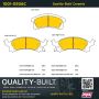 MPA 1001-0506C Quality-Built Premium Ceramic Brake Pads w/ Hardware