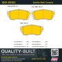 MPA 1001-0510C Quality-Built Premium Ceramic Brake Pads w/ Hardware