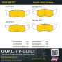 MPA 1001-0512C Quality-Built Premium Ceramic Brake Pads w/ Hardware