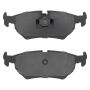 MPA 1001-0517M Quality-Built Premium Semi-Metallic Brake Pads w/ Hardware