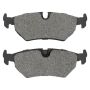 MPA 1001-0517M Quality-Built Premium Semi-Metallic Brake Pads w/ Hardware