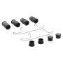 MPA 1001-0517M Quality-Built Premium Semi-Metallic Brake Pads w/ Hardware