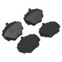 MPA 1001-0518AM Quality-Built Premium Semi-Metallic Brake Pads