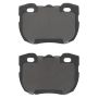 MPA 1001-0520AM Quality-Built Premium Semi-Metallic Brake Pads